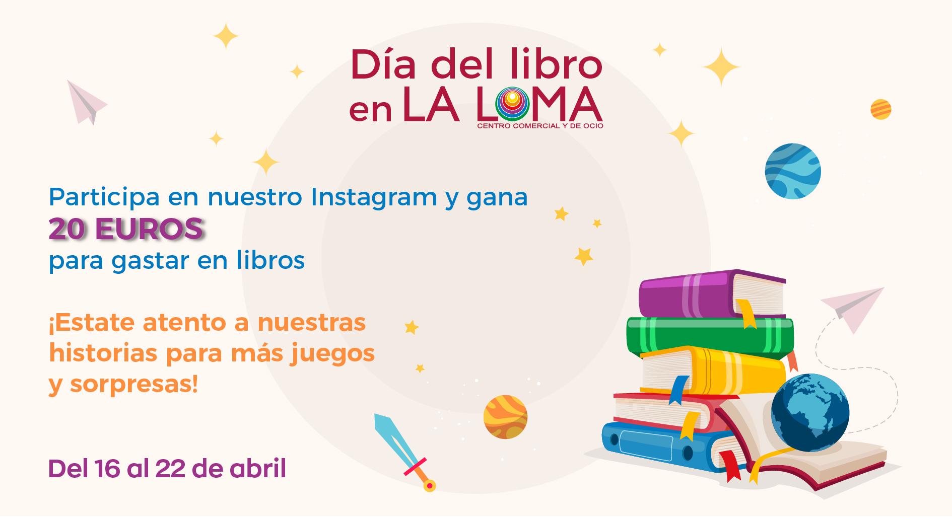 Sorteo Día del Libro Bases