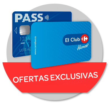 Ofertas Exclusivas Tarjeta PASS y tarjeta Club Carrefour