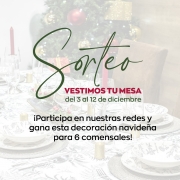 Sorteo Vestimos tu mesa Centro Comercial La Loma