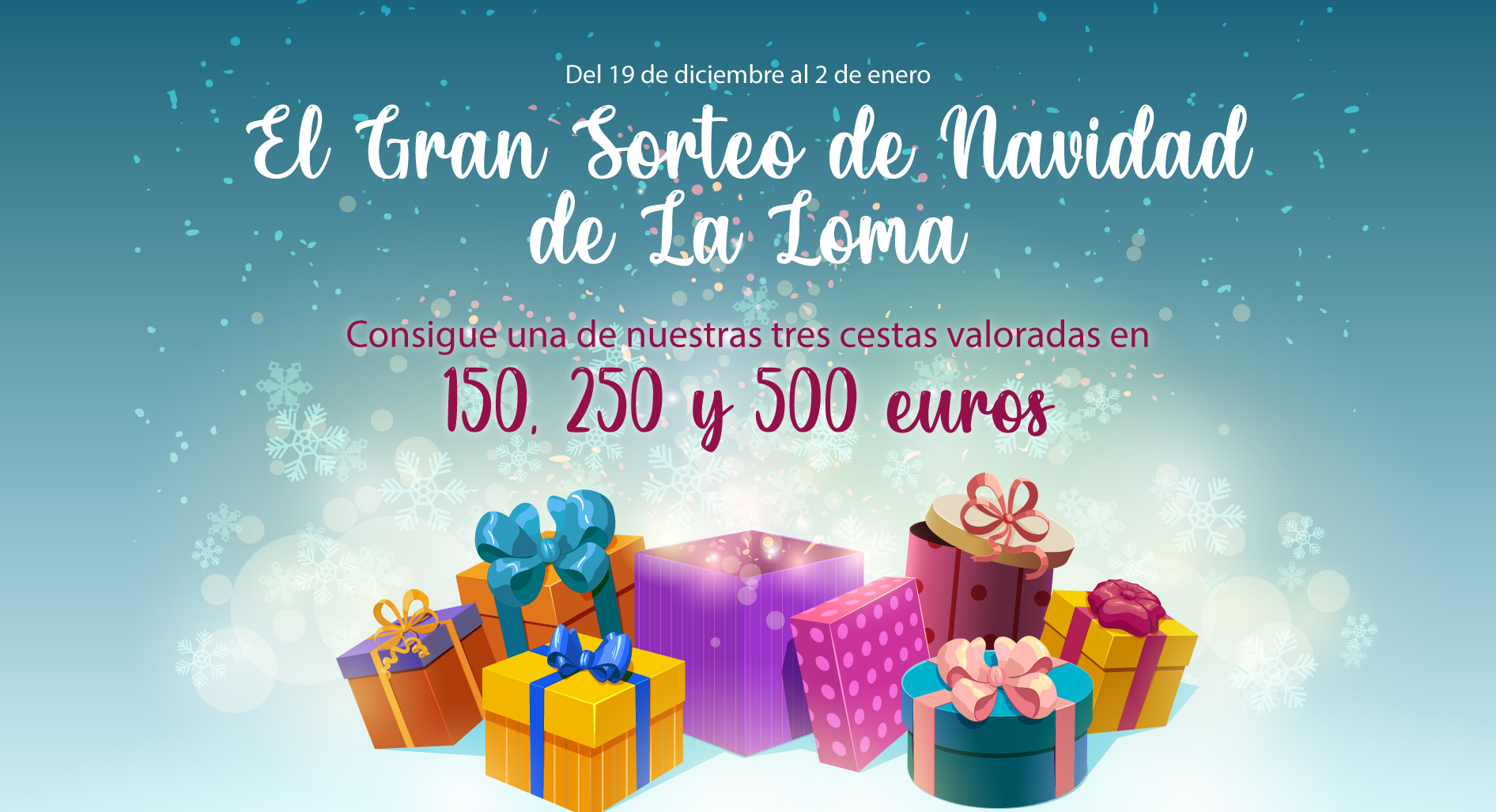 El gran sorteo de Navidad de La Loma