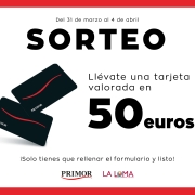 Cheque de 50 euros en Primor - Centro Comercial y de Ocio La Loma