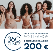 Sorteo de 2 cheques regalo de 360 Clinics