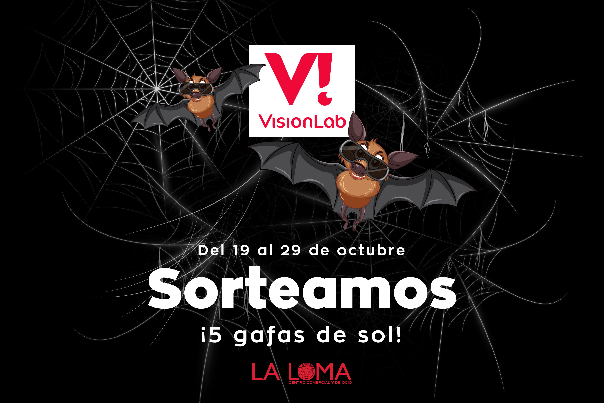 Sorteo de 5 gafas de sol de Visionlab - Centro Comercial y de Ocio La Loma