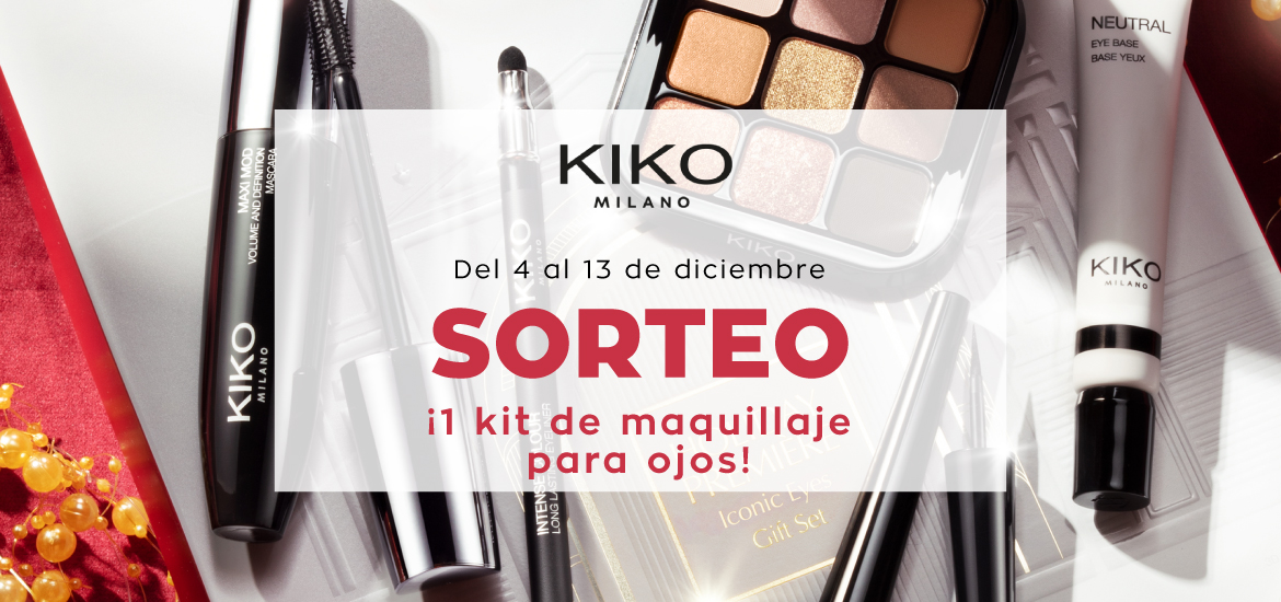 Sorteo set ‘Holiday Premier Iconic Eyes’ de Kiko Milano CC La Loma