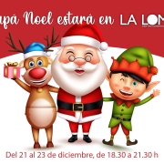 Horario visita Papá Noel - Centro Comercial y de Ocio La Loma