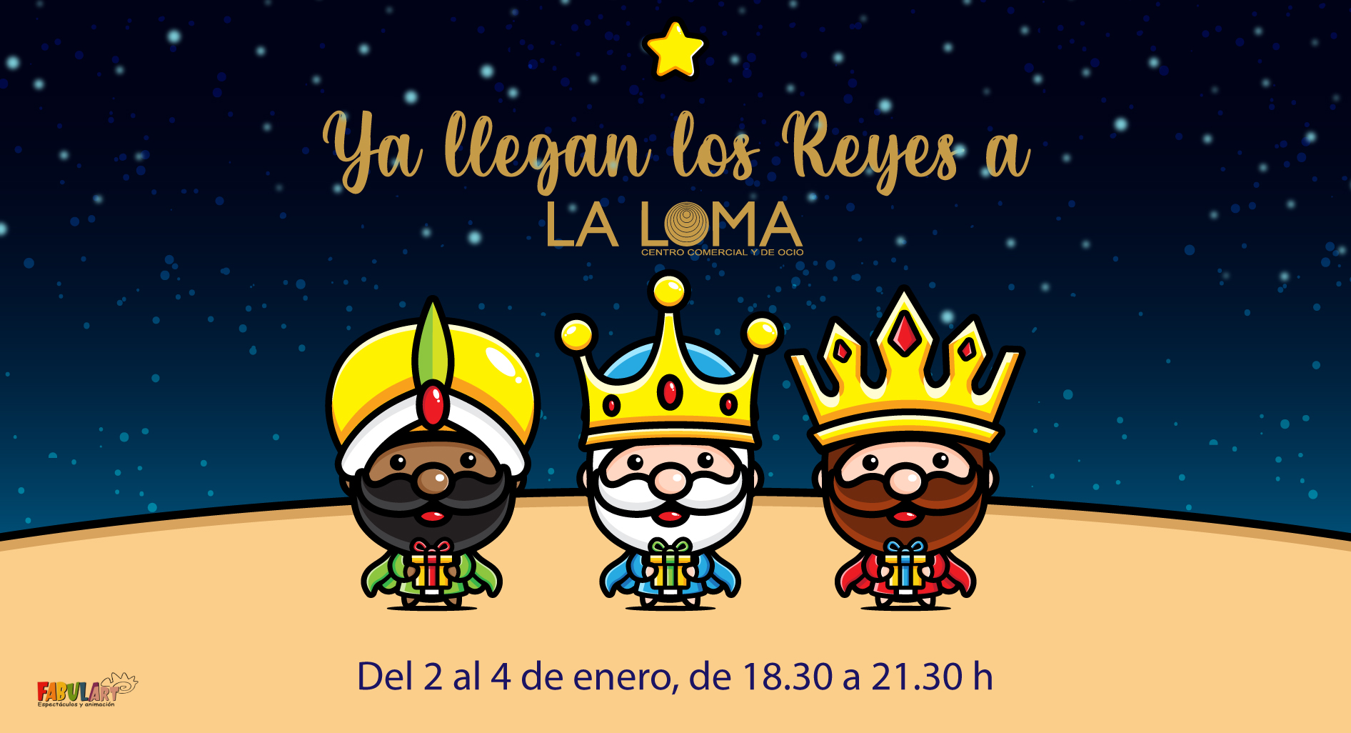 Horario visita Reyes Magos - Centro Comercial y de Ocio La Loma